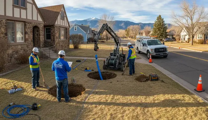 Expert Plumbing Pro - emergency-sewer-line-replacement-for-a-patty-jewett-residence-in-colorado-springs