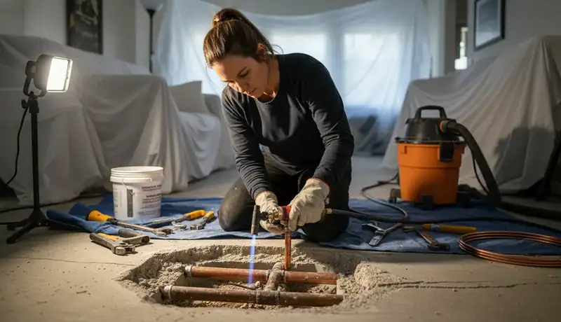 Expert Plumbing Pro - slab-leak-repair